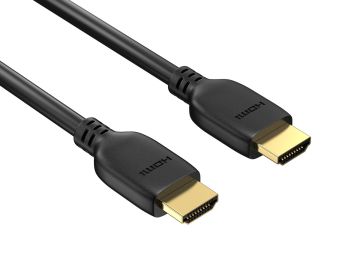 10ft Ultra High Speed 8K HDMI Bi-Directional Cable, Certified HDMI 2.1, 8K Support, UL, Black