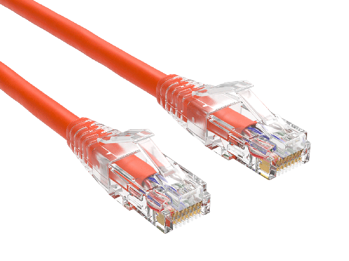 5ft Cat6 Ethernet Patch Cable with Clear Boot, UTP, Pure Bare Copper, 24AWG, Orange 5ft Cat6 Ethernet Patch Cable with Clear Boot, UTP, Pure Bare Copper, 24AWG, Orange