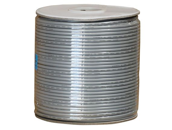 1000ft 28 AWG 4-Conductor Silver Satin Modular Cable Reel 1000ft 28 AWG 4-Conductor Silver Satin Modular Cable Reel