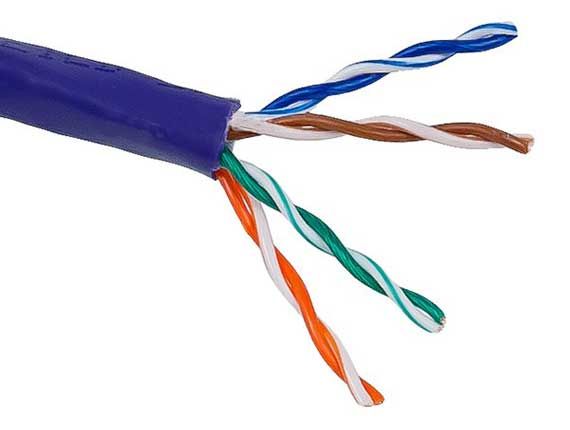 1000ft Cat5e 350 MHz UTP Solid Bulk Cable Purple 1000ft Cat5e 350 MHz UTP Solid Bulk Cable Purple