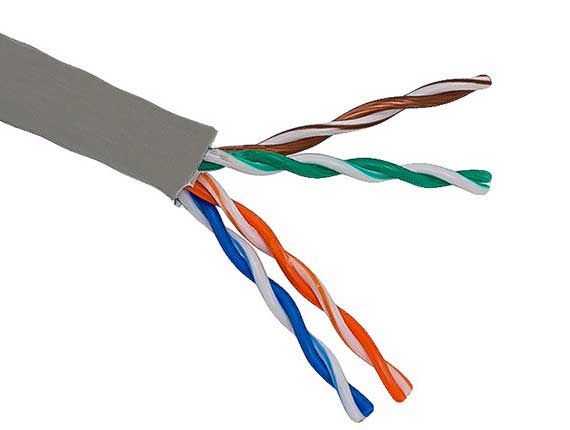 1000ft Cat5e 350 MHz UTP Stranded Bulk Cable Gray 1000ft Cat5e 350 MHz UTP Stranded Bulk Cable Gray