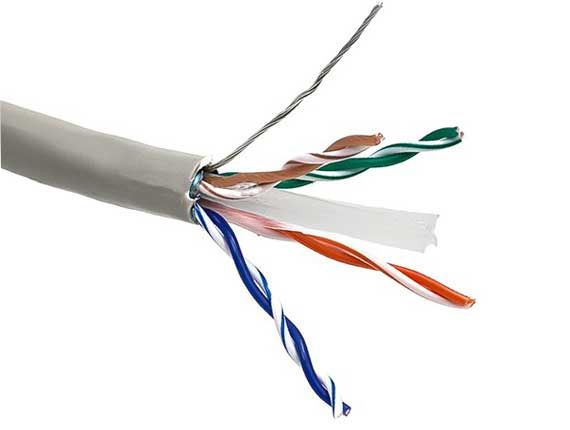 1000ft Cat6 550 MHz Shielded Solid Bulk Cable Gray 1000ft Cat6 550 MHz Shielded Solid Bulk Cable Gray
