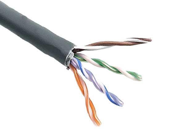 1000ft Cat6 550 MHz UTP Solid Plenum Bulk Cable, 23AWG, Gray 1000ft Cat6 550 MHz UTP Solid Plenum Bulk Cable, 23AWG, Gray