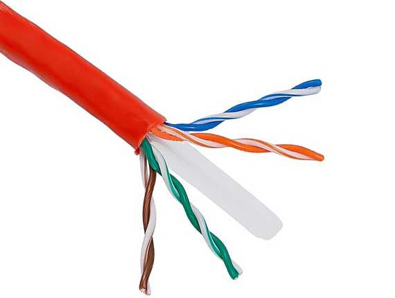 1000ft Cat6 550 MHz UTP Stranded Bulk Cable Red 1000ft Cat6 550 MHz UTP Stranded Bulk Cable Red