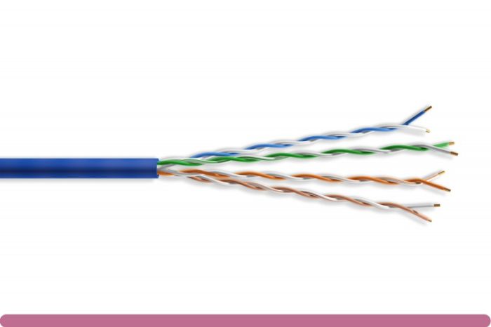 1000ft Slim Cat6a 10G UTP Stranded Mini Bulk Ethernet Cable 28AWG Bare Copper, Blue 1000ft Slim Cat6a 10G UTP Stranded Mini Bulk Ethernet Cable 28AWG Bare Copper, Blue