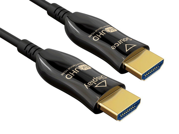 100ft High Speed HDMI Fiber Optic Cable (AOC), HDMI 2.0, CL3 Rated, 4K Support, UL, Black 100ft High Speed HDMI Fiber Optic Cable (AOC), HDMI 2.0, CL3 Rated, 4K Support, UL, Black