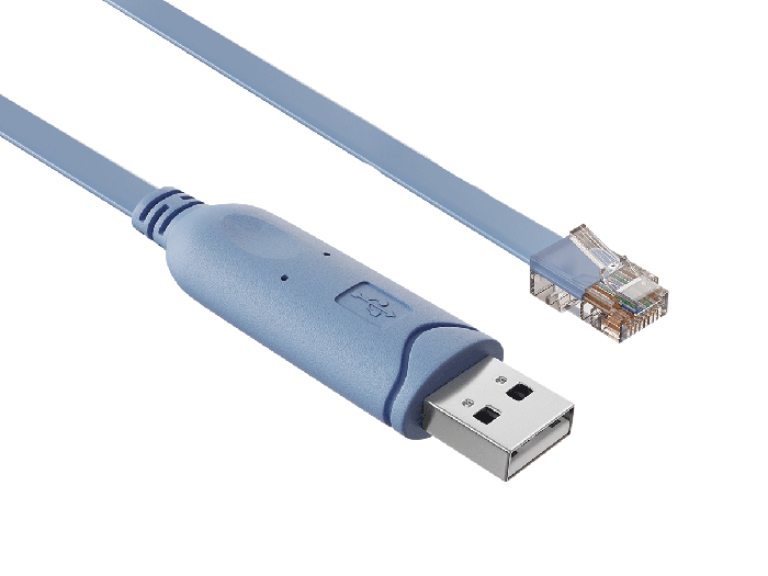 6ft USB to RJ45 Console Cable Blue 6ft USB to RJ45 Console Cable Blue
