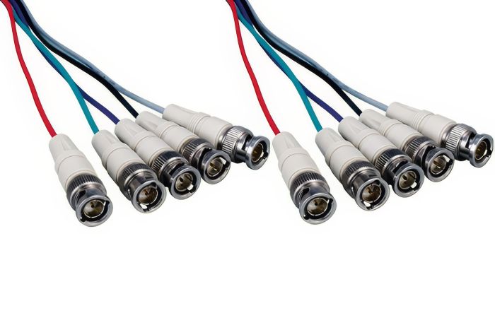 25ft 5 BNC Male to 5 BNC Male Component Video Cable
