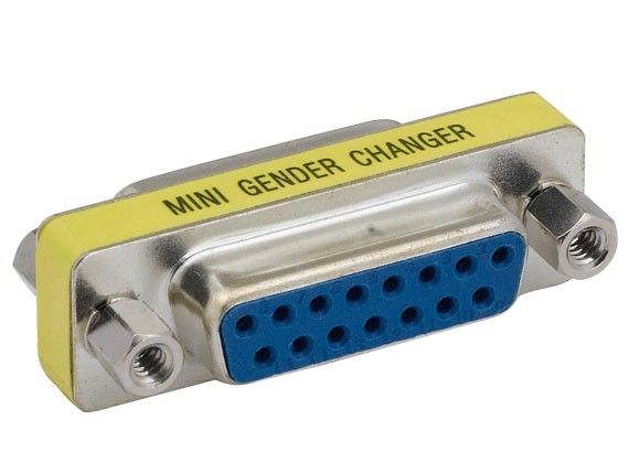 DB15 Female to Female Mini Gender Changer DB15 Female to Female Mini Gender Changer