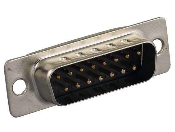 DB15 Male D-Sub Solder Cup Connector DB15 Male D-Sub Solder Cup Connector