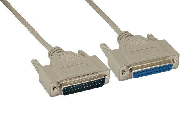 DB25 M/F Null Modem Cable DB25 M/F Null Modem Cable