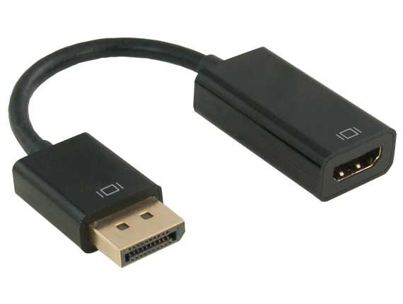 6.5 inches Displayport Male to HDMI Female Adapter Cable 6.5 inches Displayport Male to HDMI Female Adapter Cable