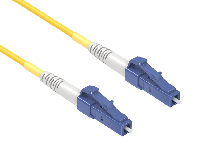 5m OS2 LC/UPC TO LC/UPC Simplex Corning Fiber Optic Cable Single-Mode 9/125 OFNR Rated, Yellow 5m OS2 LC/UPC TO LC/UPC Simplex Corning Fiber Optic Cable Single-Mode 9/125 OFNR Rated, Yellow