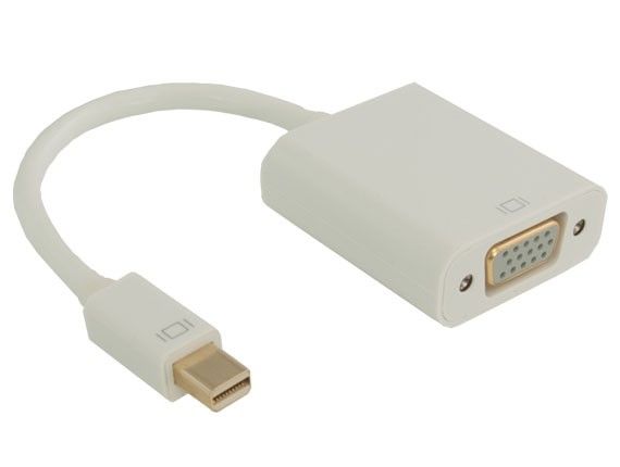 Mini Displayport Male to VGA Female Adapter Mini Displayport Male to VGA Female Adapter