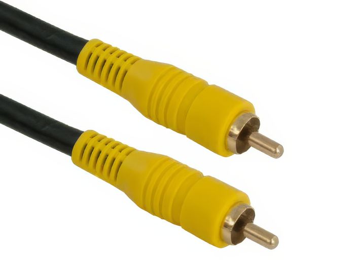 12ft RCA M/M RG-59U Premium Composite Video Cable 12ft RCA M/M RG-59U Premium Composite Video Cable