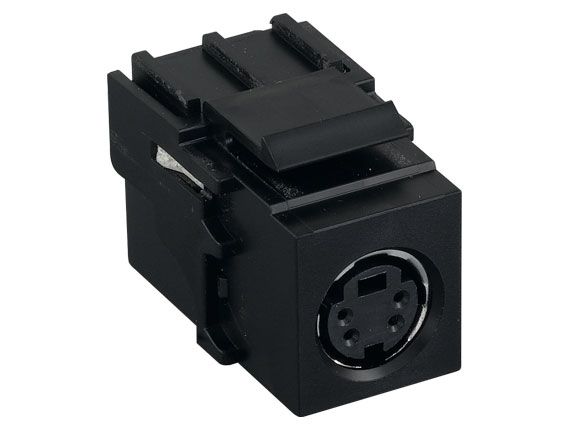 S-Video Inline Coupler Keystone Type