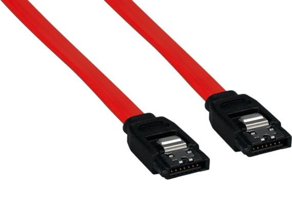 1m 7-pin 180° Serial ATA Device Cable with Latch 1m 7-pin 180° Serial ATA Device Cable with Latch