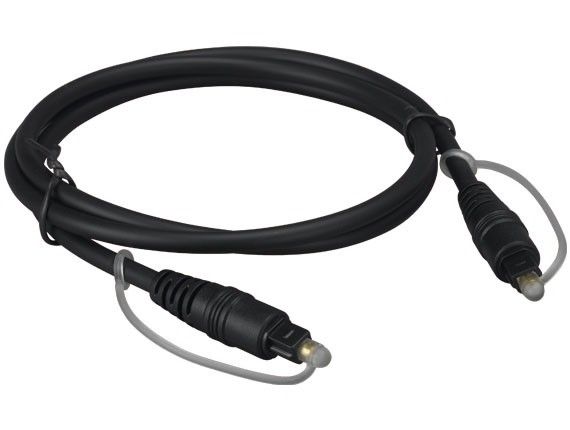 25ft Digital Toslink Optical Cable, Molded Type, Male to Male, Black 25ft Digital Toslink Optical Cable, Molded Type, Male to Male, Black