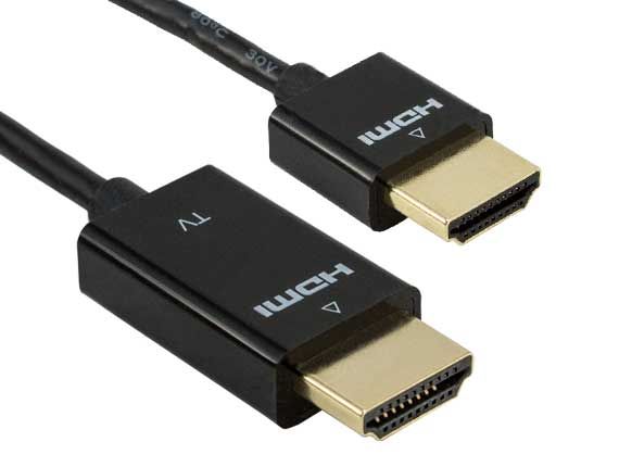 6ft Ultra Slim High Speed RedMere Active HDMI Cable with Ethernet, 4K Support, 36 AWG, Black 6ft Ultra Slim High Speed RedMere Active HDMI Cable with Ethernet, 4K Support, 36 AWG, Black