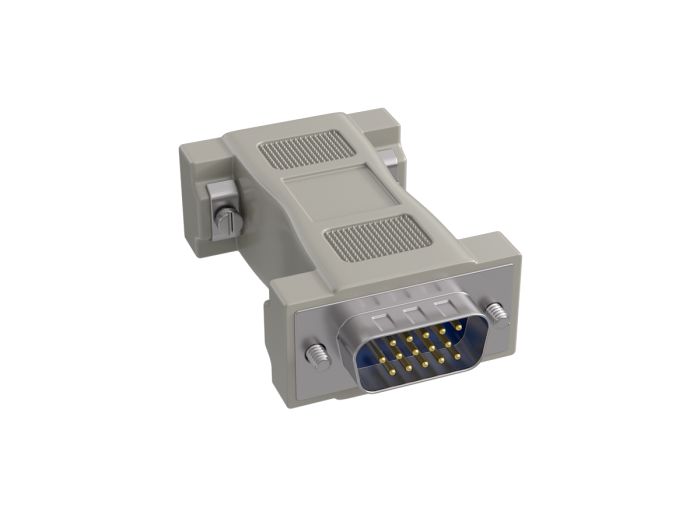 DB9 Female to HD15 Male VGA Display Adapter Converter, Molded Type DB9 Female to HD15 Male VGA Display Adapter Converter, Molded Type